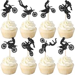 Pcs motorcycle cupcake for sale  Delivered anywhere in USA 