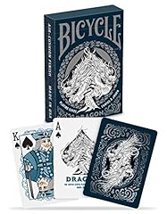 Bicycle Dragon Playing Cards,Blue for sale  Delivered anywhere in USA 