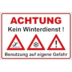 Schild kein winterdienst gebraucht kaufen  Wird an jeden Ort in Deutschland