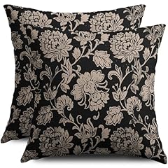 Black floral throw for sale  Delivered anywhere in USA 