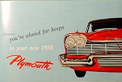 1958 plymouth owners for sale  Delivered anywhere in USA 
