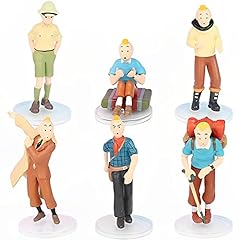 6pcs tintin mini for sale  Delivered anywhere in Ireland