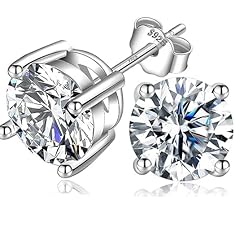 Moissanite earrings moissanite for sale  Delivered anywhere in USA 