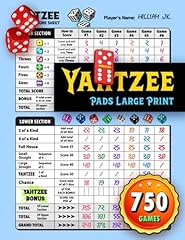 Yatzee pads large for sale  Delivered anywhere in UK