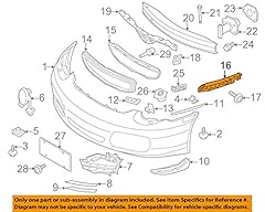 Front bumper retaining for sale  Delivered anywhere in USA 