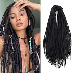Black dreadlock extensions for sale  Delivered anywhere in USA 