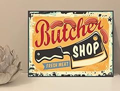 Butcher shop retro for sale  Delivered anywhere in UK