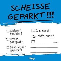 Scheiße geparkt klebezettel gebraucht kaufen  Wird an jeden Ort in Deutschland