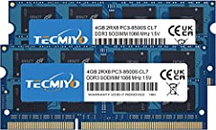 Tecmiyo 8gb ddr3 for sale  Delivered anywhere in Ireland