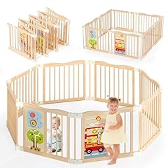 Foldable wooden playpen for sale  Delivered anywhere in USA 