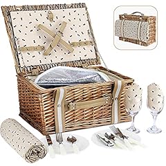 Willow picnic basket for sale  Delivered anywhere in USA 