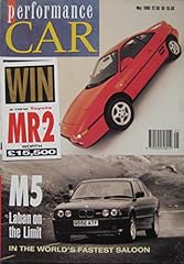 Performance Car magazine 05/1990 featuring BMW M5, for sale  Delivered anywhere in UK
