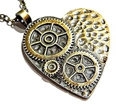 Steampunk heart gears for sale  Delivered anywhere in USA 