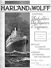 Advert harland wolff for sale  Delivered anywhere in USA 
