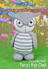 Knitting pattern twoo for sale  Delivered anywhere in UK