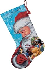 Dimensions needlepoint santa for sale  Delivered anywhere in USA 