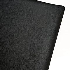 Black faux leather for sale  Delivered anywhere in USA 