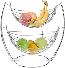 Chrome Silver Hammock Fruit Vegetables Produce Metal for sale  Delivered anywhere in UK
