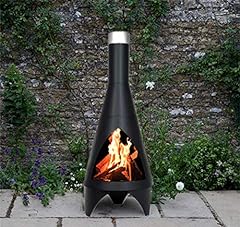 GardenCo Tower Chiminea Log Burner - Modern Outdoor for sale  Delivered anywhere in Ireland