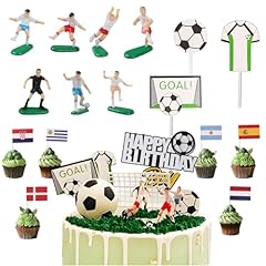 28pcs football cake for sale  Delivered anywhere in UK