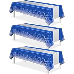 3pcs blue silver for sale  Delivered anywhere in USA 