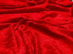 Crushed velvet velour for sale  Delivered anywhere in UK