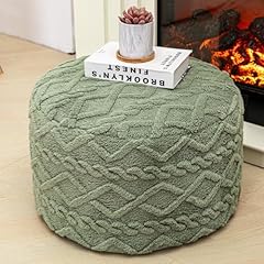 Round pouf ottoman for sale  Delivered anywhere in USA 