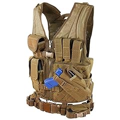 Used, Condor CV-498 Cross Draw Vest, Coyote Brown for sale  Delivered anywhere in USA 