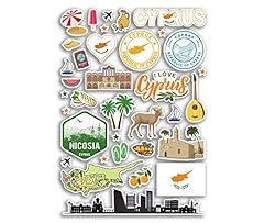 Sticker sheet cyprus for sale  Delivered anywhere in UK