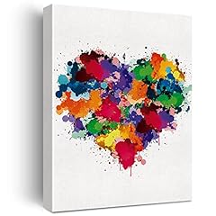 Watercolor heart shape for sale  Delivered anywhere in USA 
