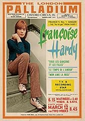 Francoise hardy poster for sale  Delivered anywhere in UK