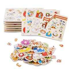 Homcent holzpuzzle kleinkinder gebraucht kaufen  Wird an jeden Ort in Deutschland