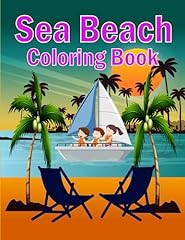 Sea beach coloring for sale  Delivered anywhere in UK