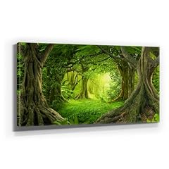 Traumhaftes leinwandbild wald gebraucht kaufen  Wird an jeden Ort in Deutschland