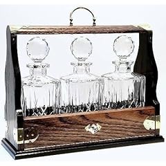 Three decanter tantalus for sale  Delivered anywhere in UK