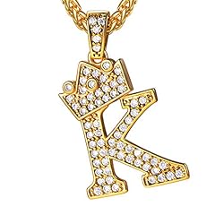 Crown initial necklace for sale  Delivered anywhere in USA 
