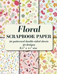 Floral scrapbook paper for sale  Delivered anywhere in USA 
