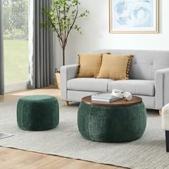 Round ottoman storage for sale  Delivered anywhere in USA 