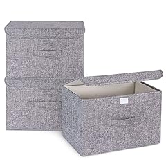 3pcs fabric storage for sale  Delivered anywhere in UK