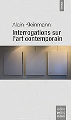 Interrogations art contemporai d'occasion  Livré partout en France