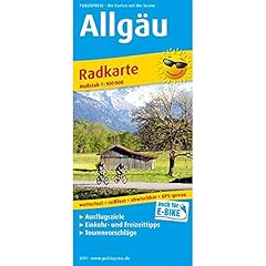 Allgäu radkarte ausflugsziele gebraucht kaufen  Wird an jeden Ort in Deutschland