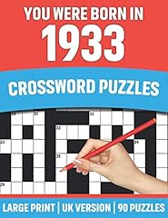 Born 1933 crossword for sale  Delivered anywhere in USA 