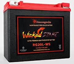 Utv battery rg20l for sale  Delivered anywhere in USA 