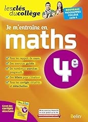 Entraîne maths 4ème d'occasion  Livré partout en France