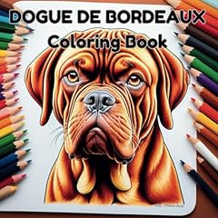 Dogue bordeaux coloring for sale  Delivered anywhere in UK