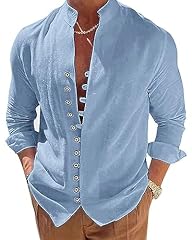 Nanameei grandad shirts for sale  Delivered anywhere in UK