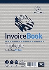 Challenge triplicate invoice for sale  Delivered anywhere in UK