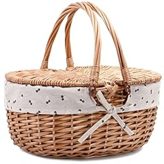 Wicker picnic basket for sale  Delivered anywhere in USA 