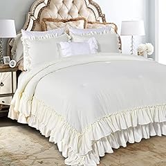 Masaca ivory ruffled for sale  Delivered anywhere in USA 