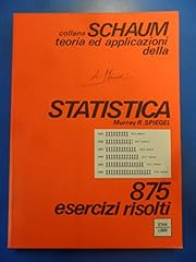 Statistica schaum etas usato  Spedito ovunque in Italia 
